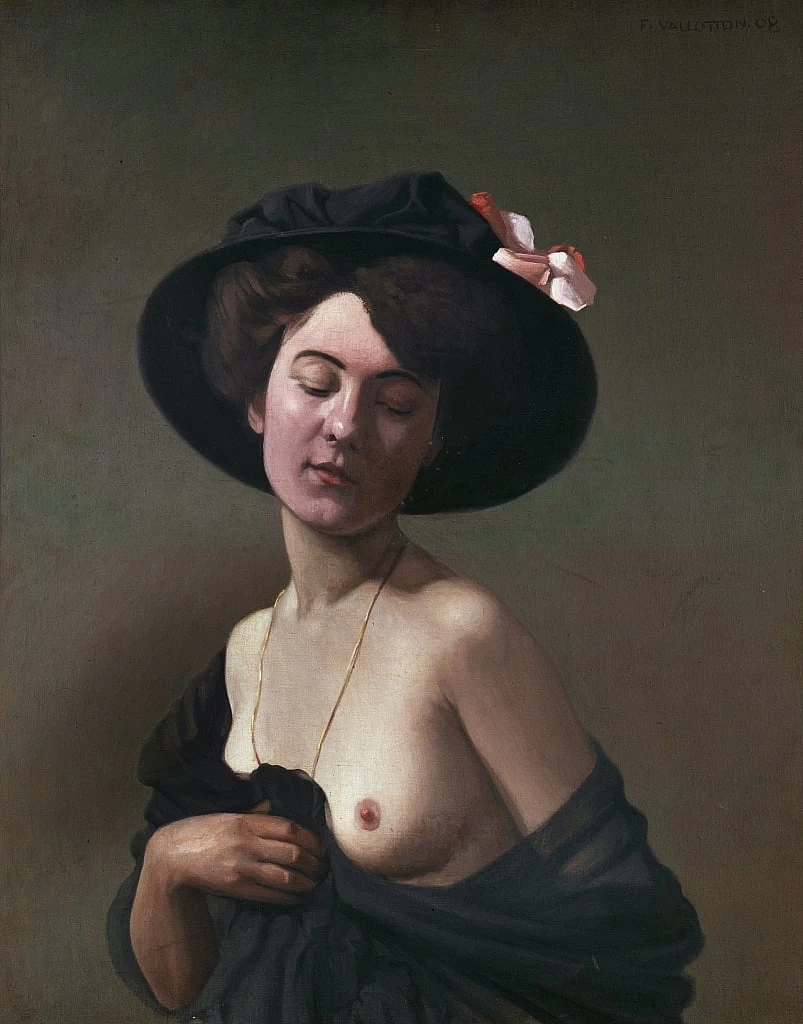 La signora col cappello nero, 1908